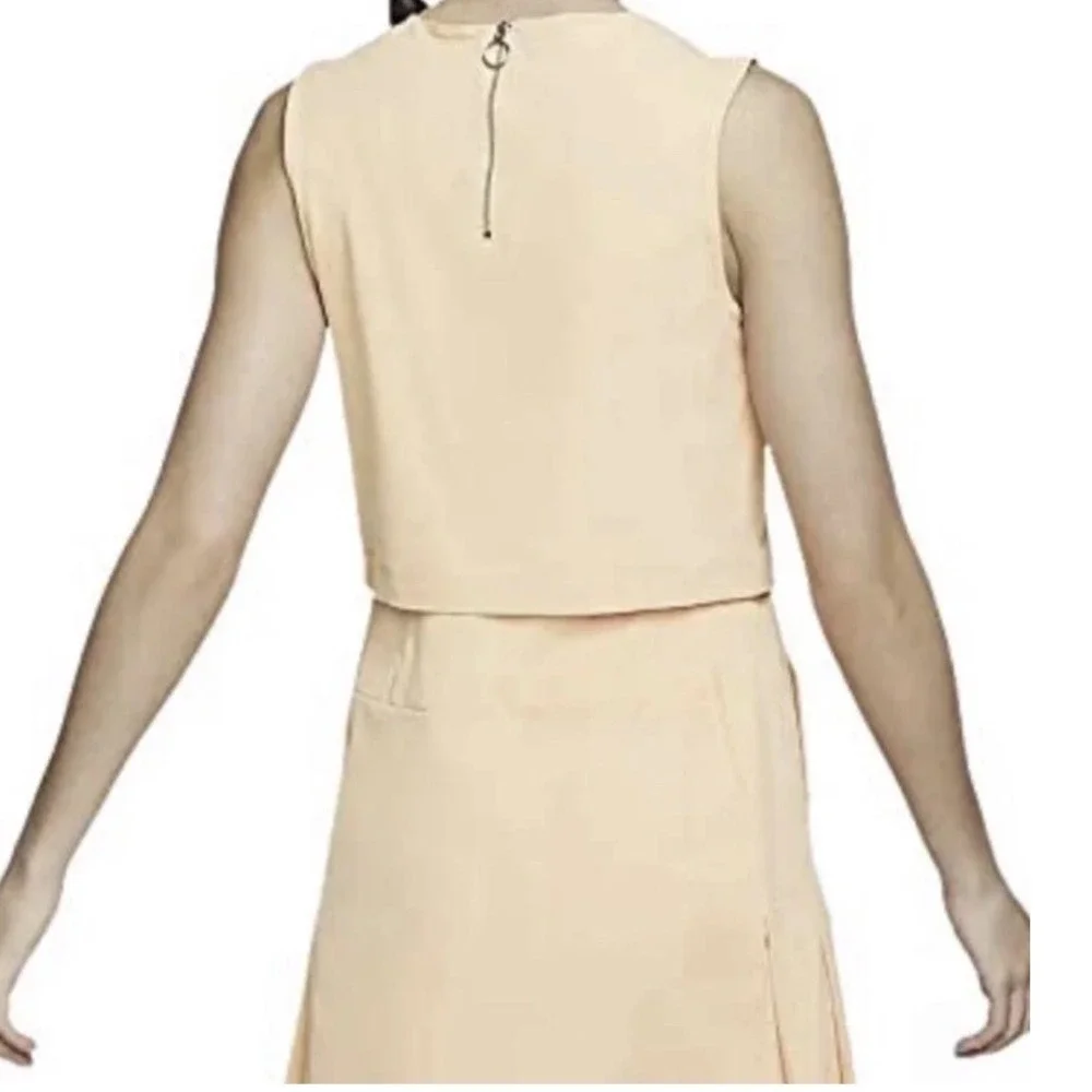 Nike Dryfit dress tennis golf ace flex Peach Small Sunset Haze C19806-885 EUC‎